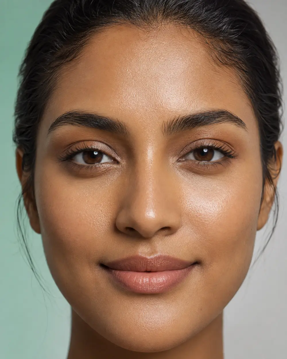 Close beauty portrait representing skin and aesthetic treatments
